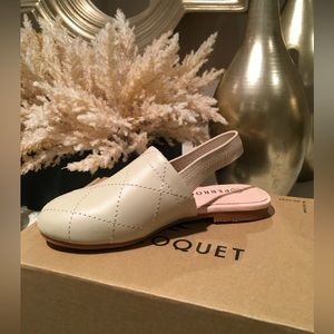 Perroquet girls sling back pink shoes NWT